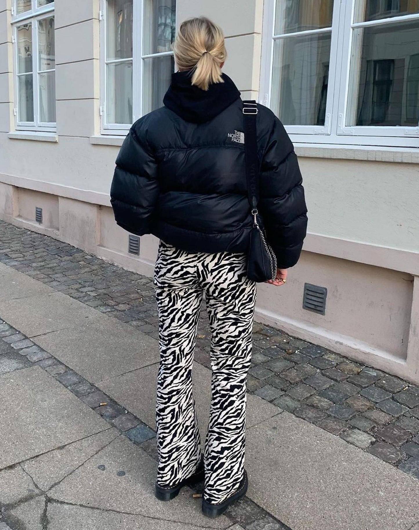 ZOVEN TROUSER 90S ZEBRA BW