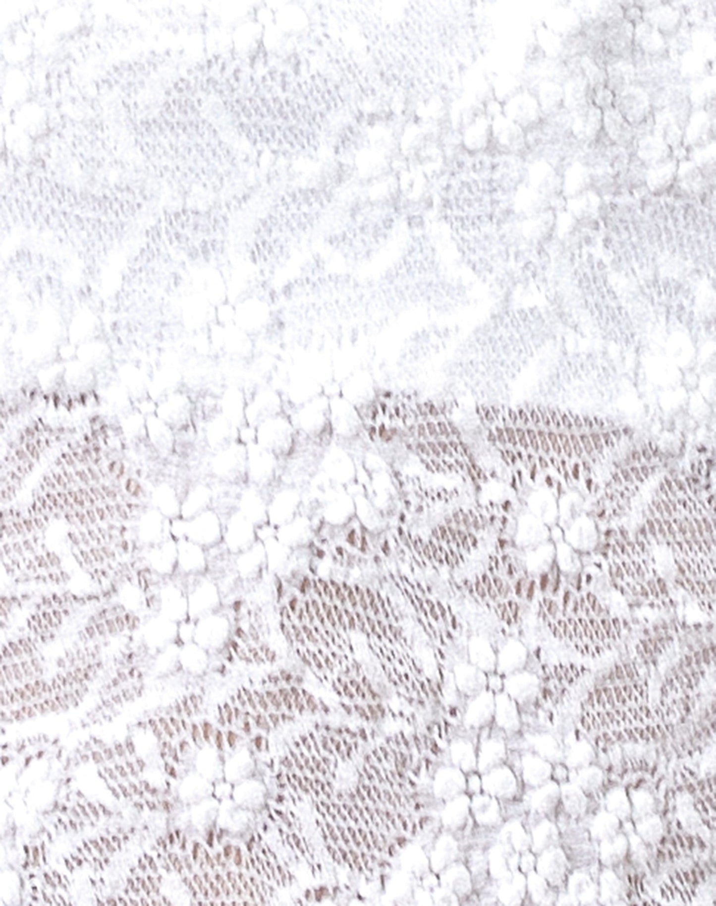 Carlina Long Sleeve Top in Lace Ivory