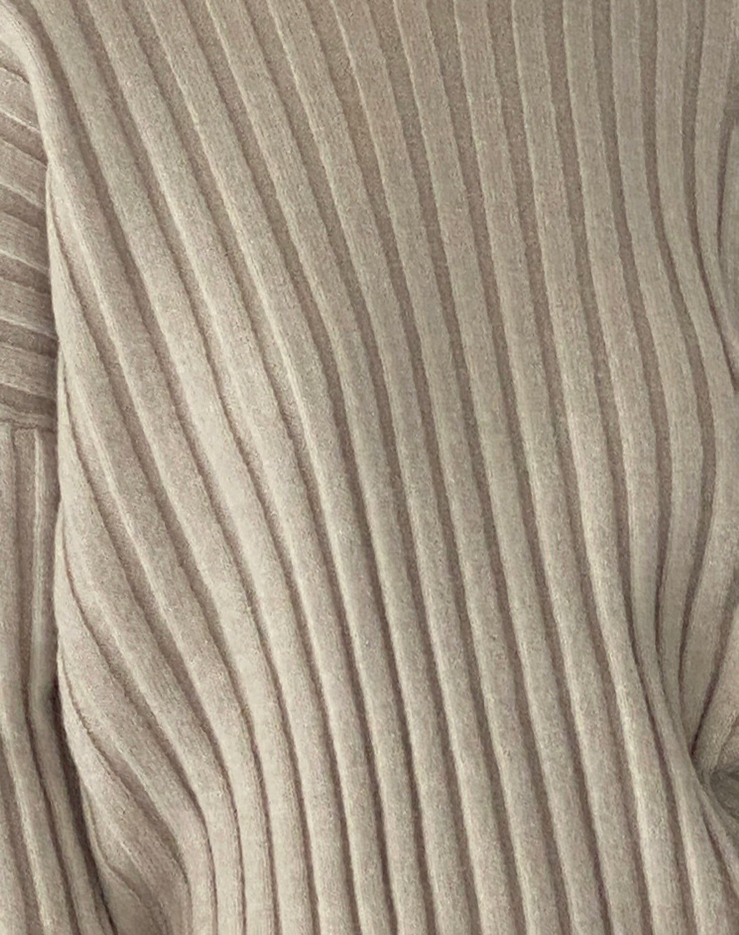 Judah Oversized Chunky Rib Knit Jumper in Ecru