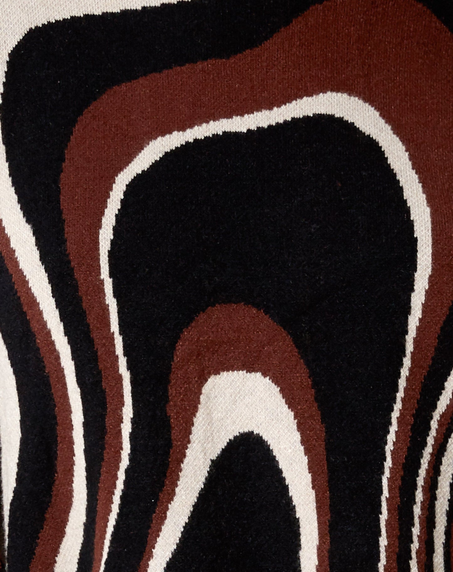 Mably Jumper in Mega Ripple Brown