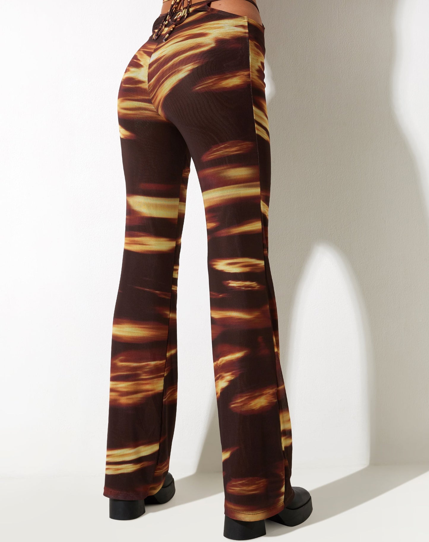 Mares Flare Trouser in Bleach Drip