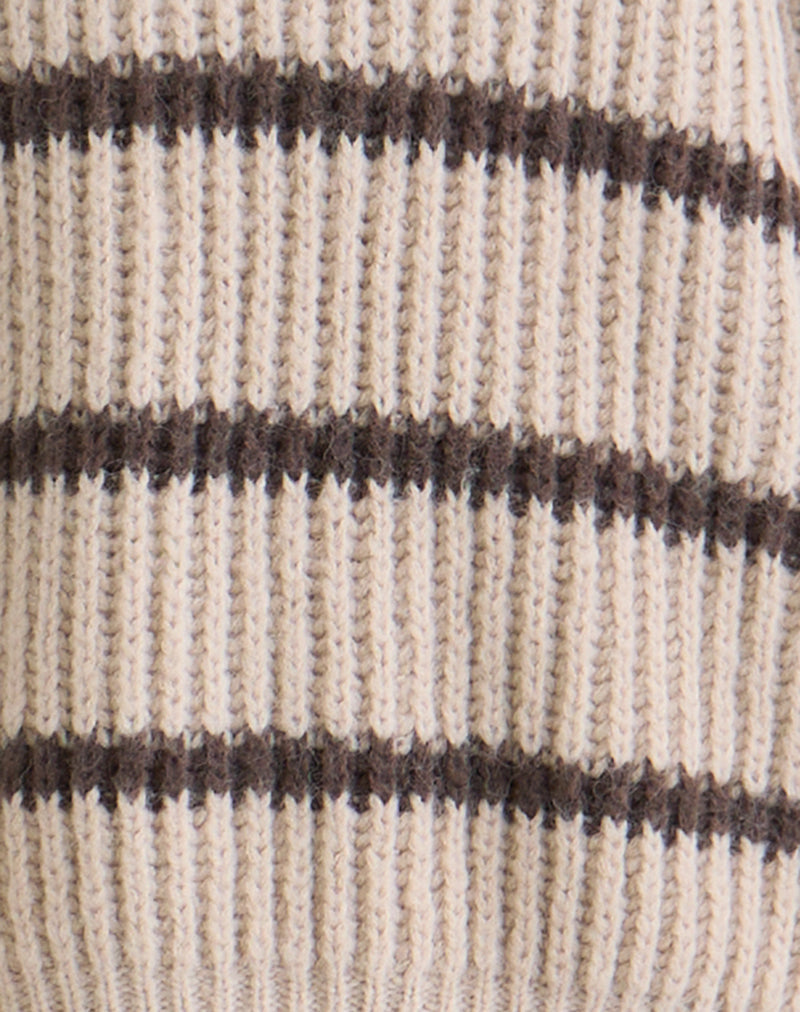 Namirta Jumper in Mono Stripe Oat