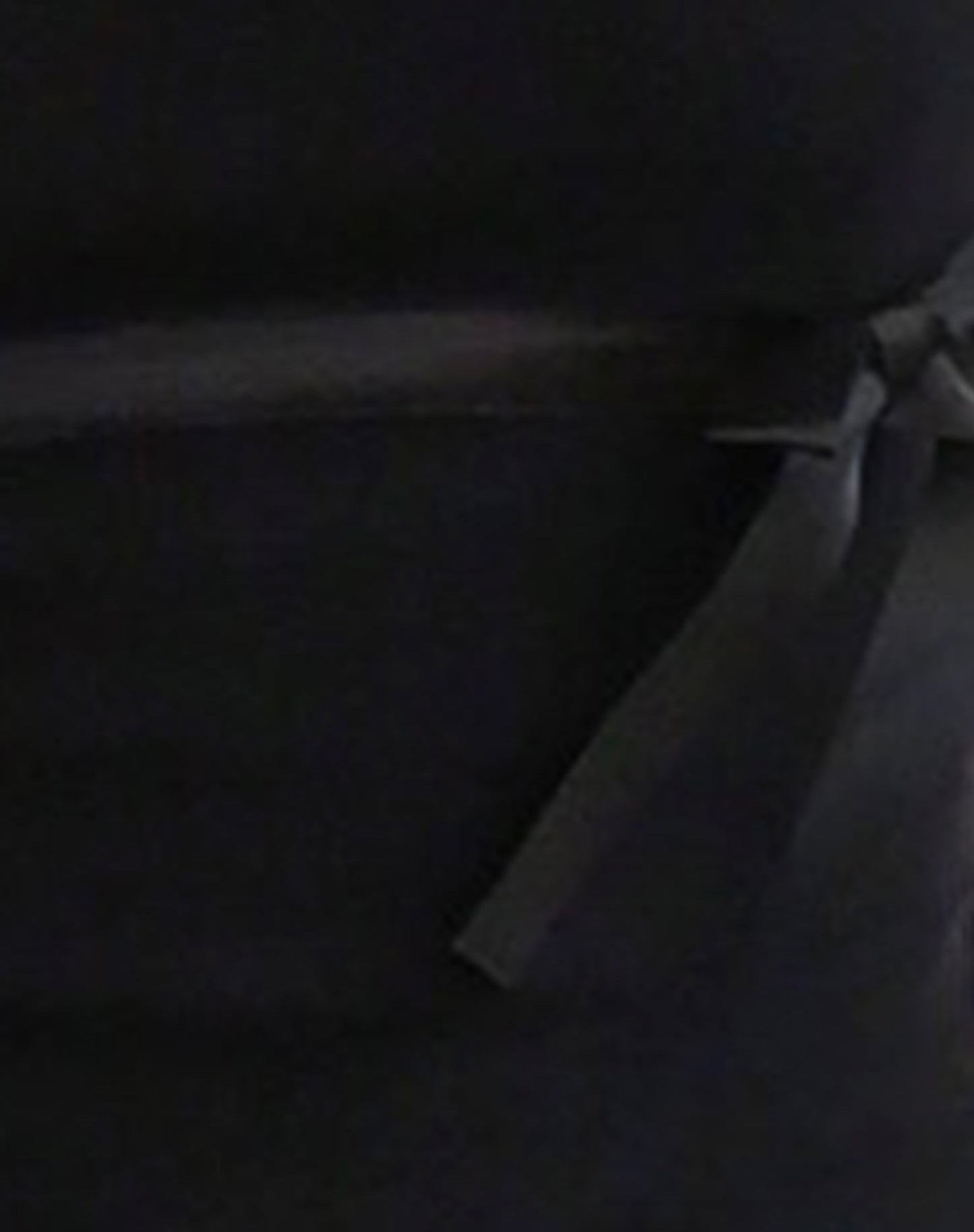 Novita Bow Detail Bandeau Top in Tailoring Black