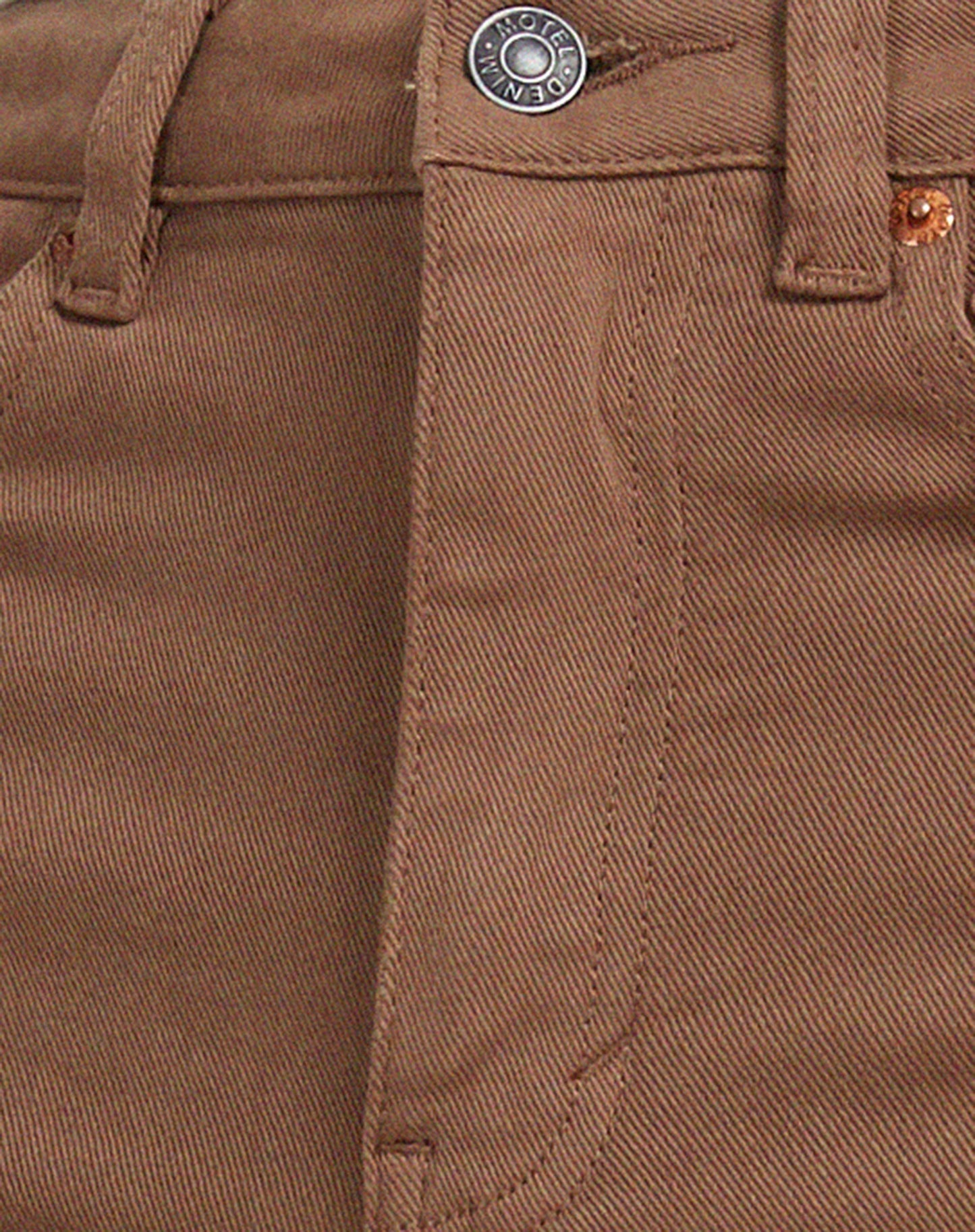 Bootleg Jeans in Rich Brown