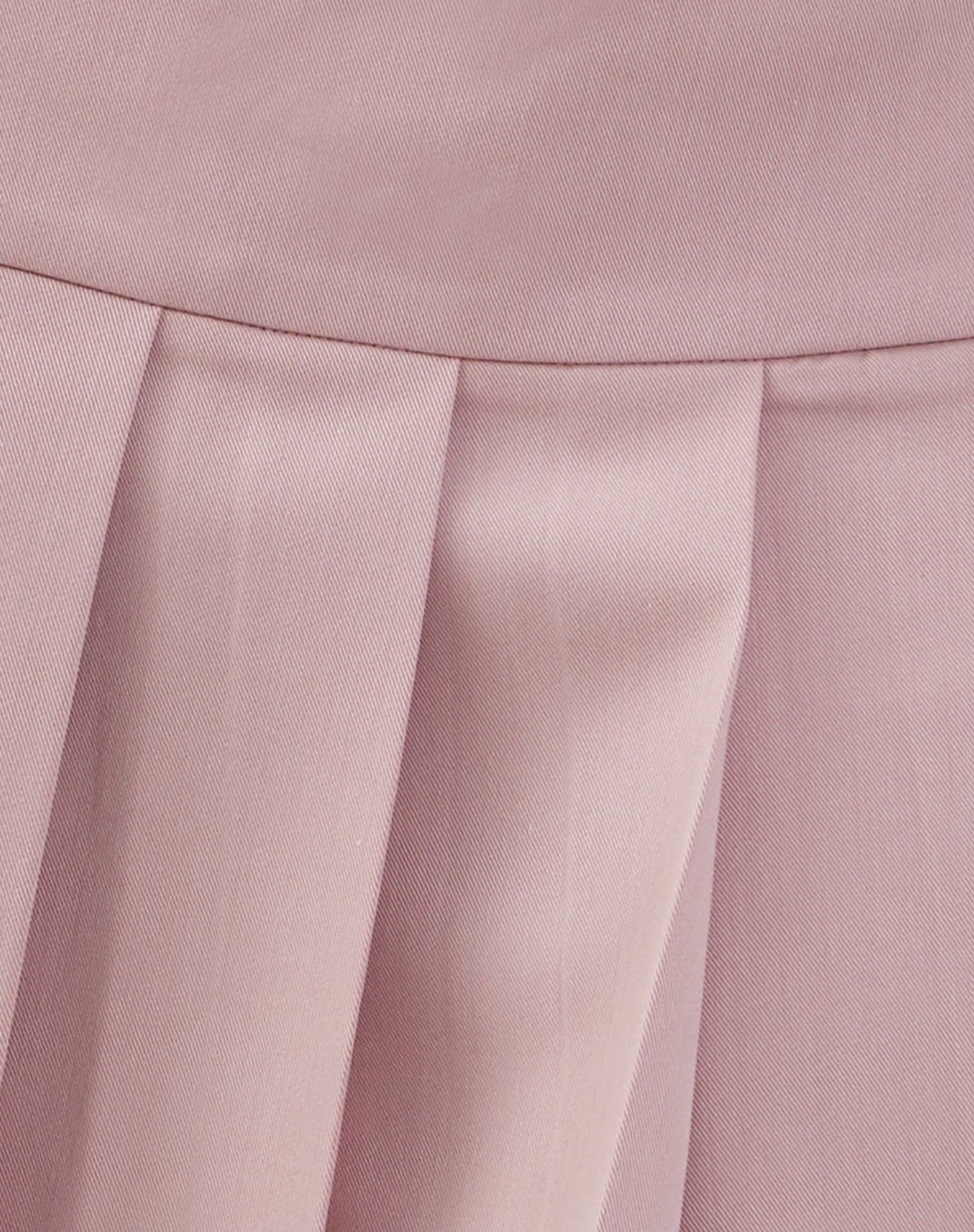 Casini Pleated Micro Skirt in Pink