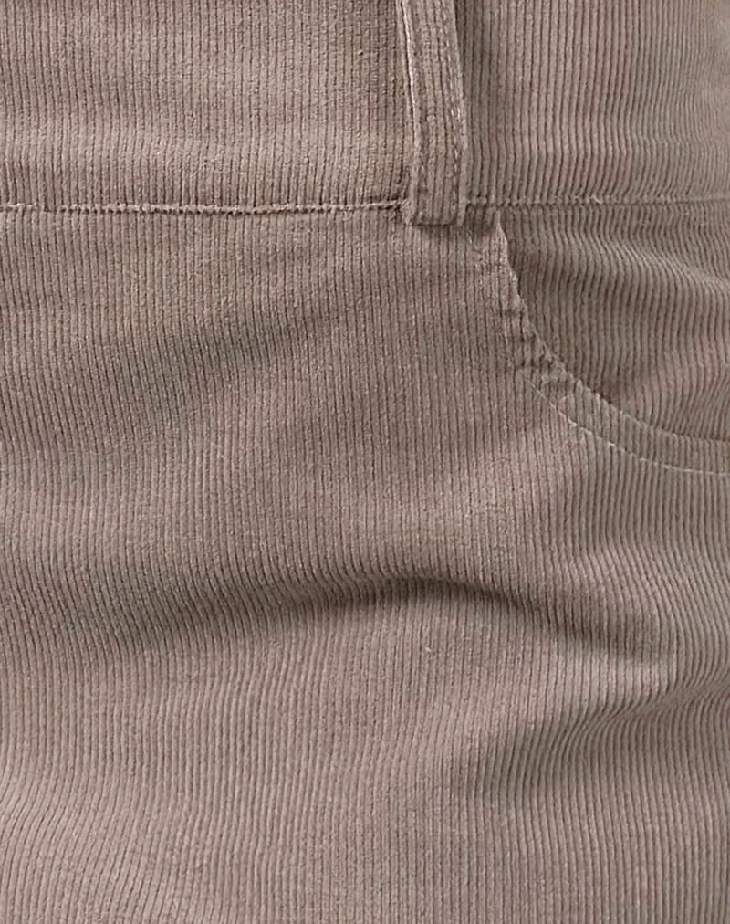 Mahito Skort in Babycord Light Taupe