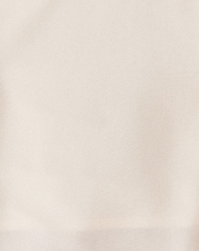 Jivika Crop Top in Chiffon Cream