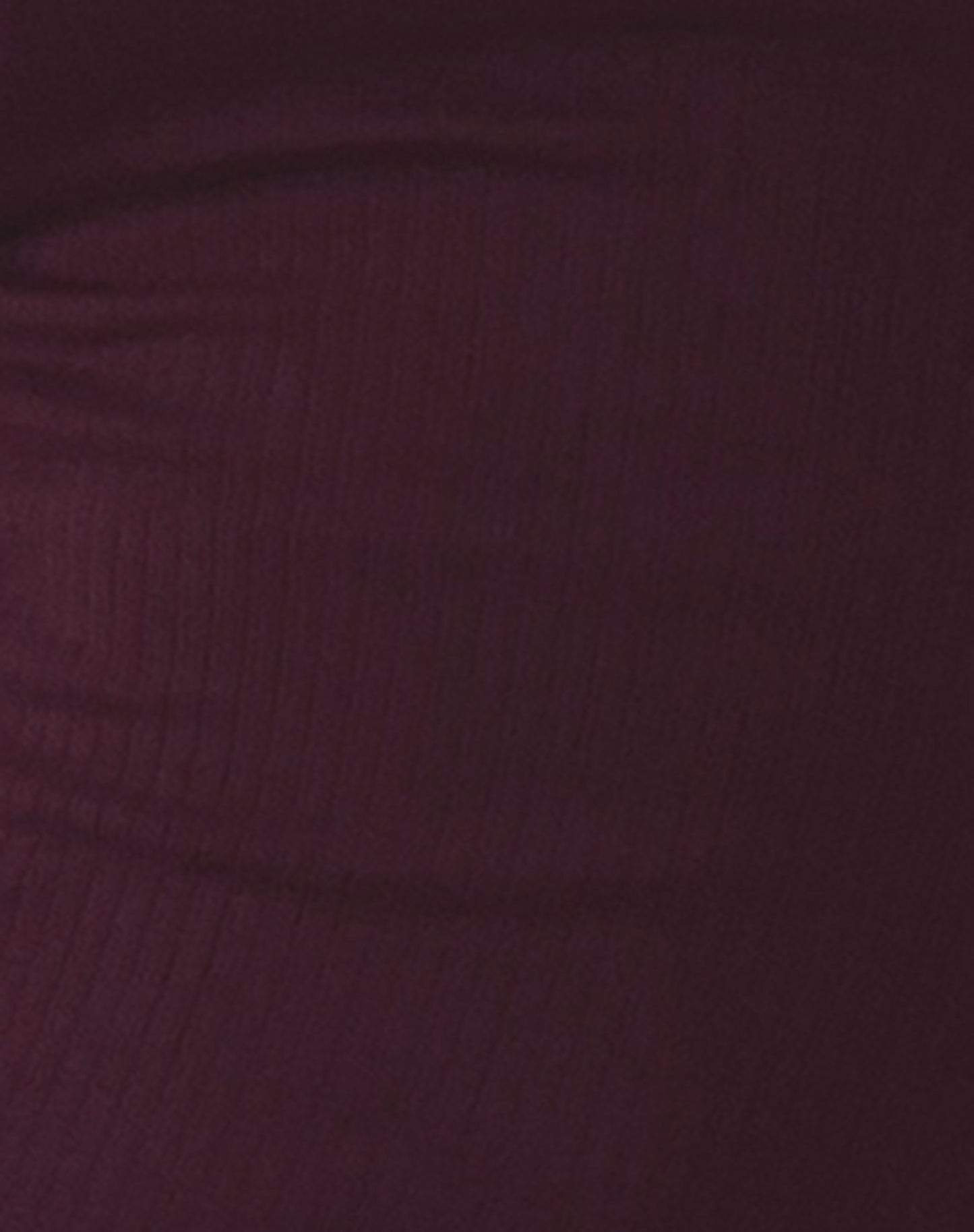 Mabel High-Neck Long Sleeve Ribbed Top in Oxblood