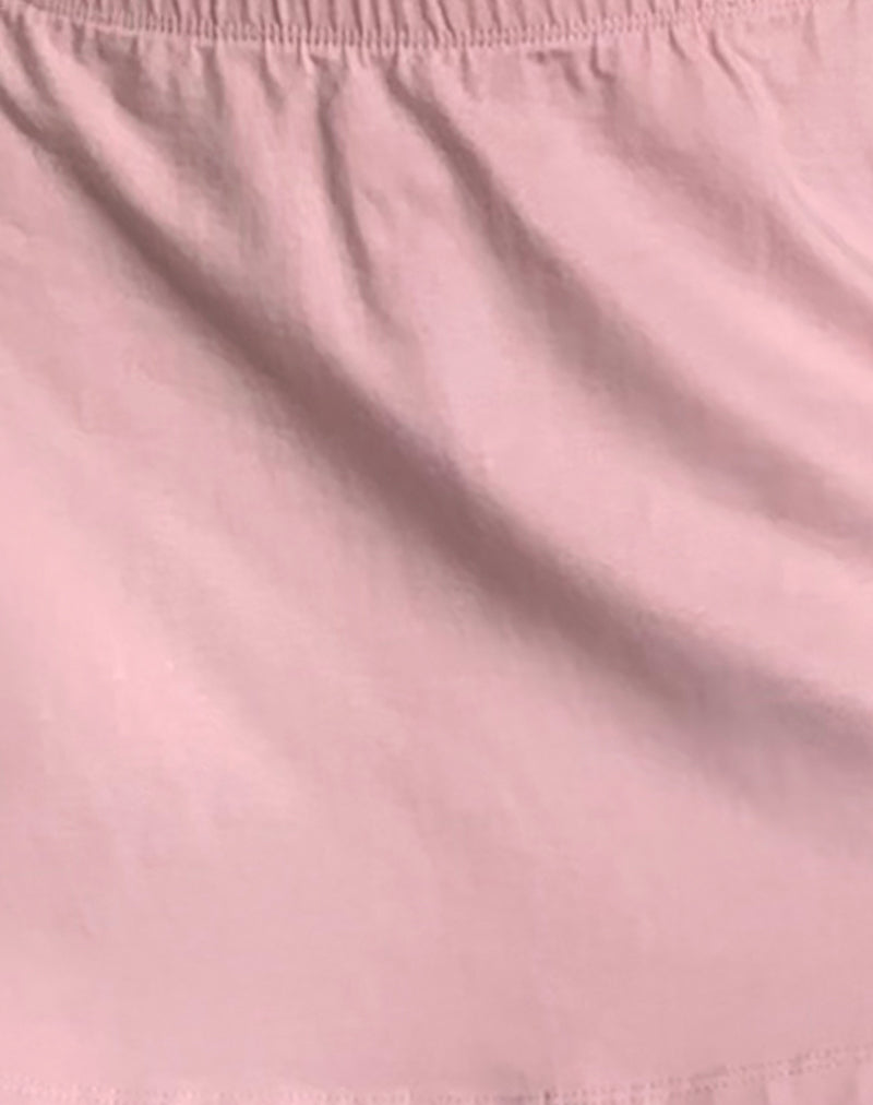 Nidya A-line Mini Skirt in Pink Lady