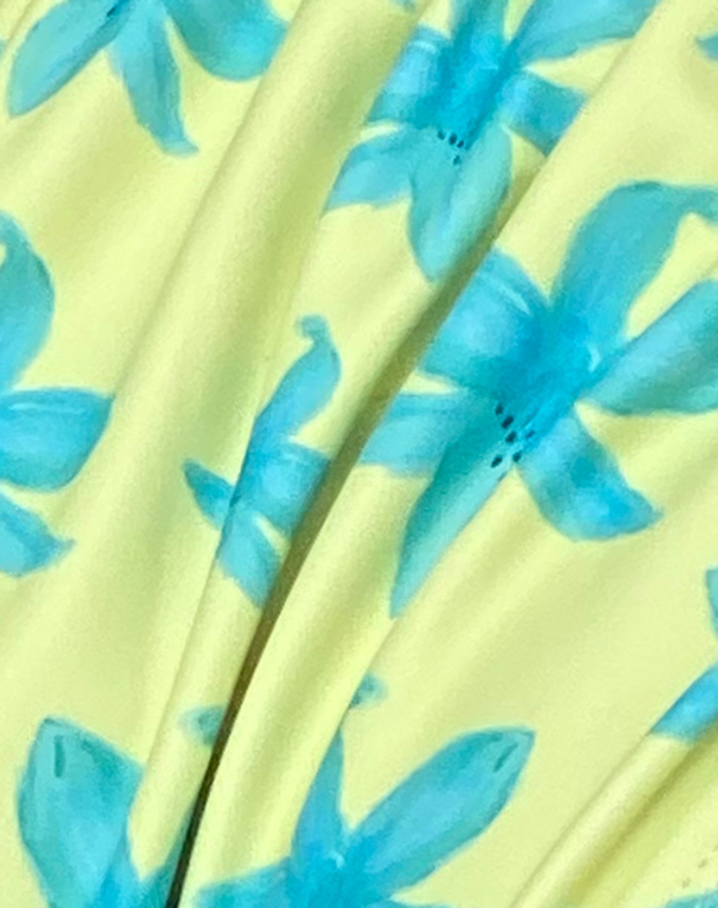 Leyna Bikini Bottom in Yellow Painted Flower