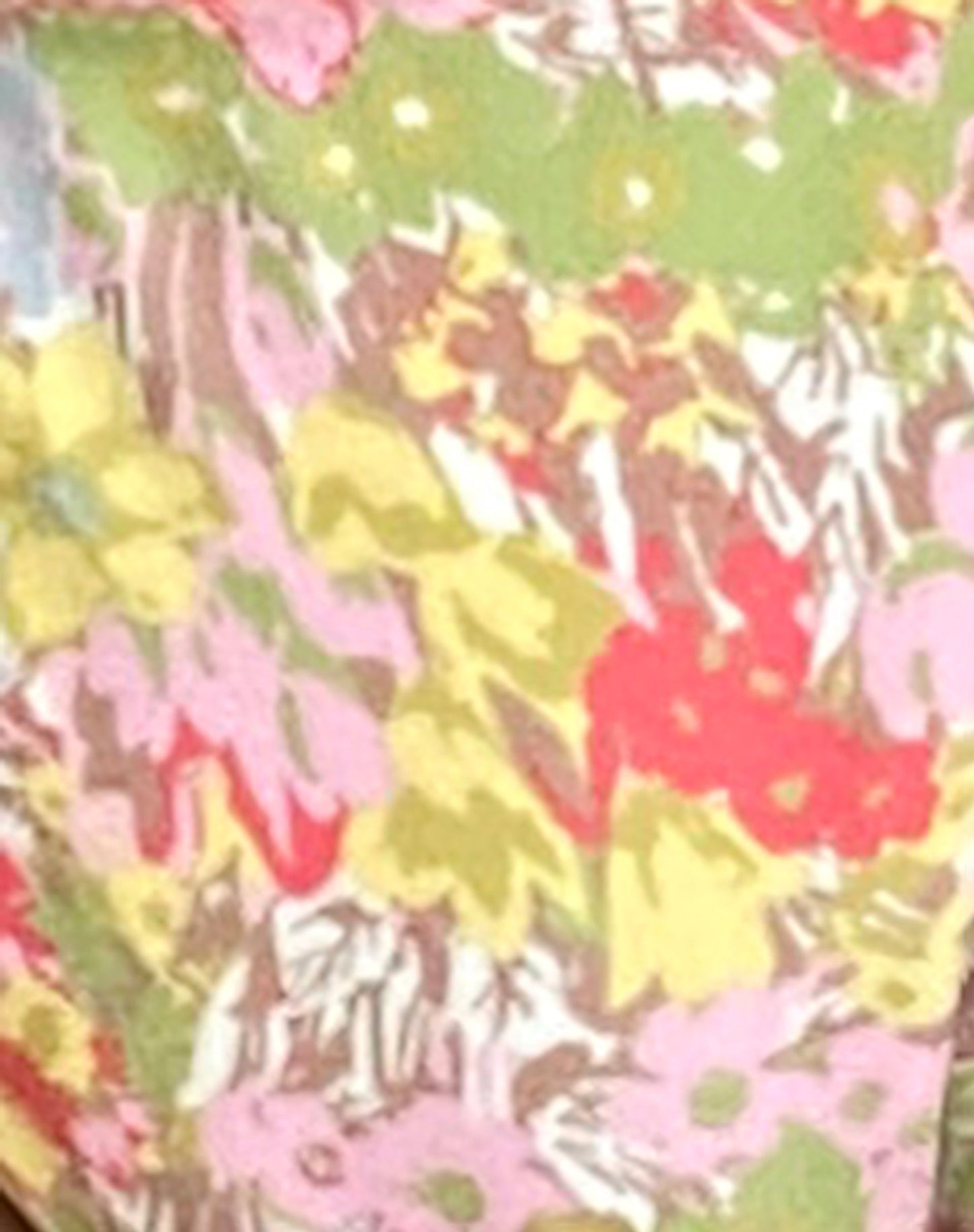 Farida Bikini Bottom in Pink Abstract Floral Swim