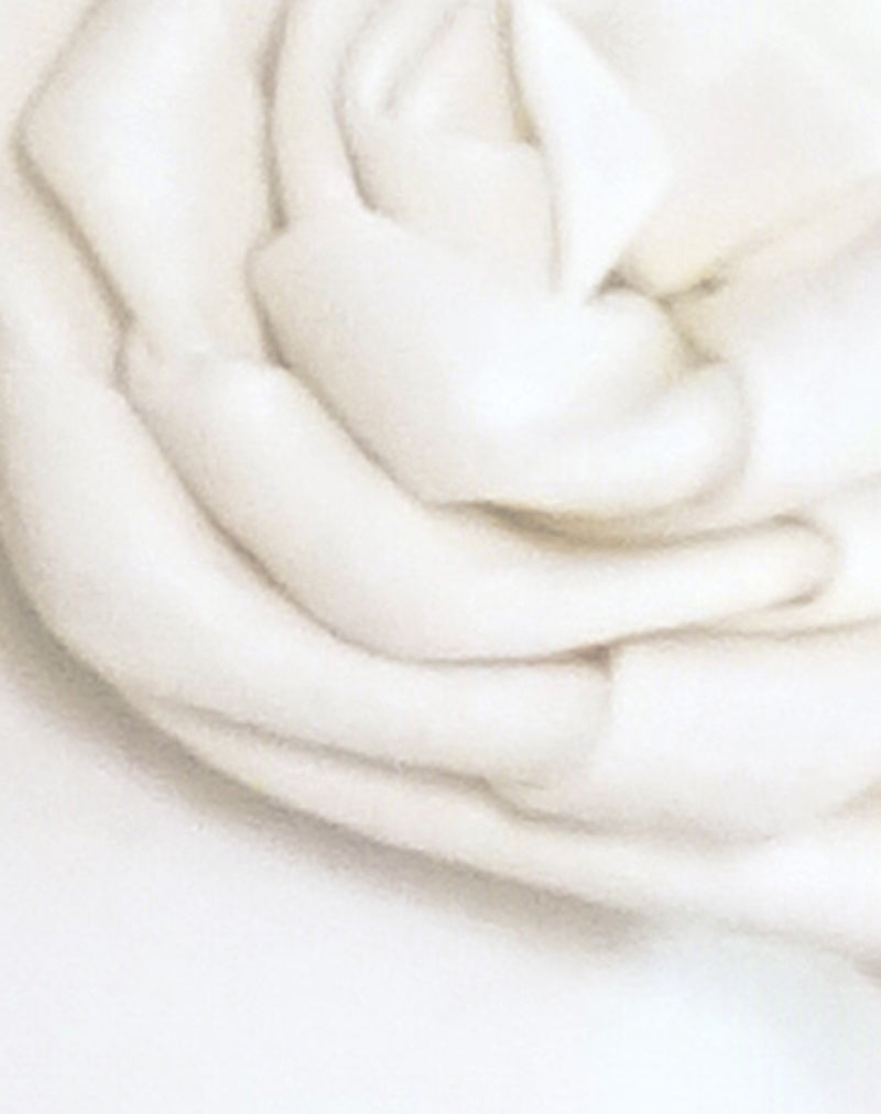 Rinta Rosette Bralette in Linen Ivory