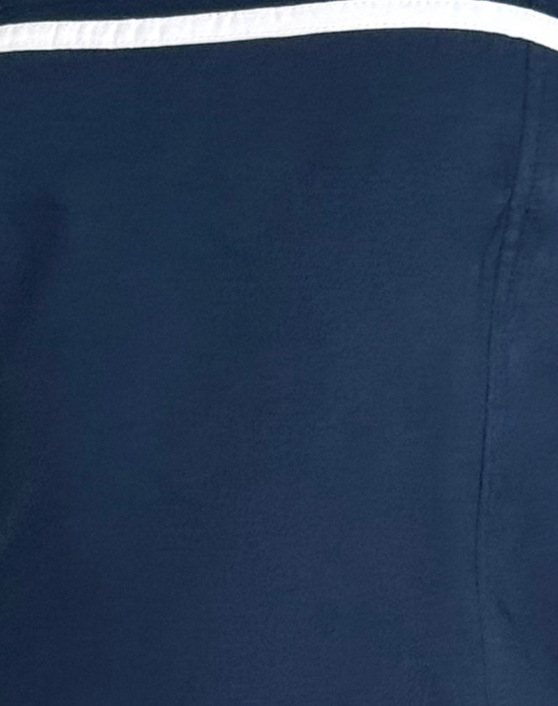 Rodha Cami Mini Dress in Poplin Navy