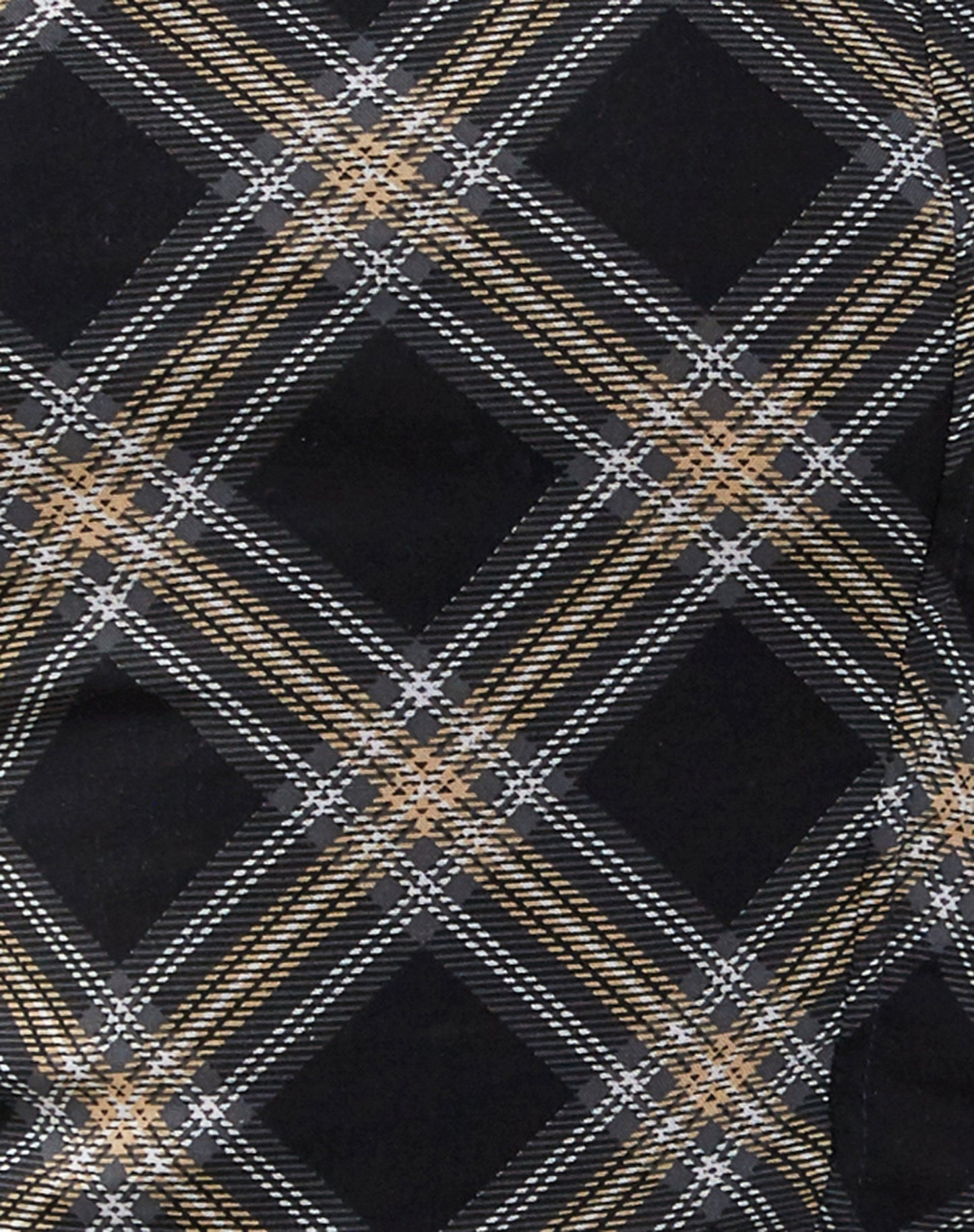 Shaloe Bandeau Top and Scarf Set in Black and Grey Check