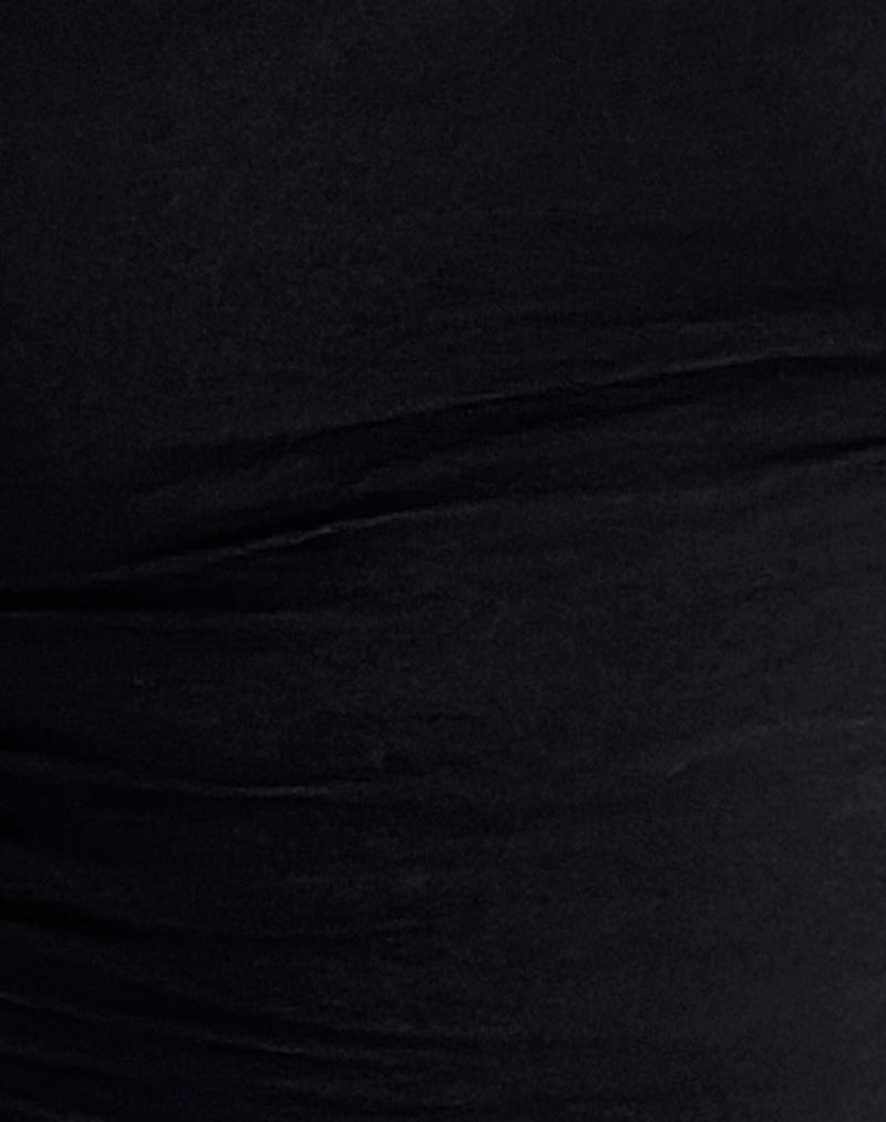 Sipang Tie Back Top in Black