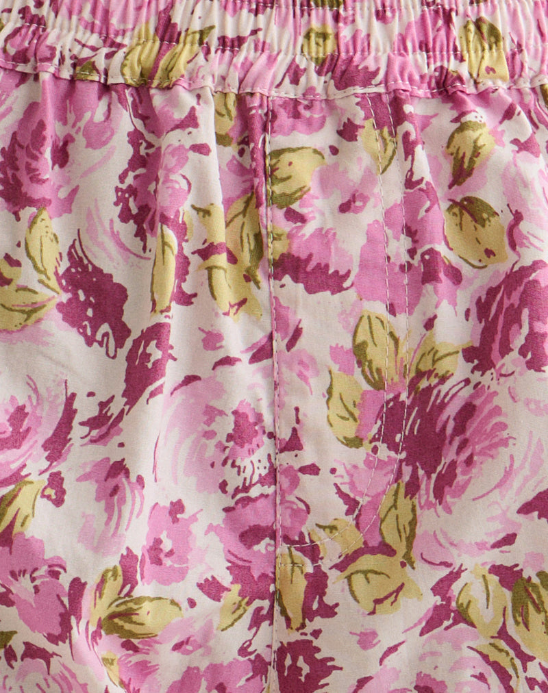 Verie Boxer Shorts in Blossom Floral Pink